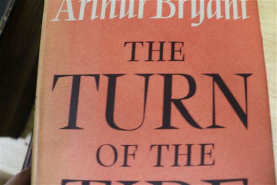 Bryant, Arthur - The Turn of The Tide, 1939-1943, 2nd edition, Collins 1957, 8vo, cloth with dust wrapper,